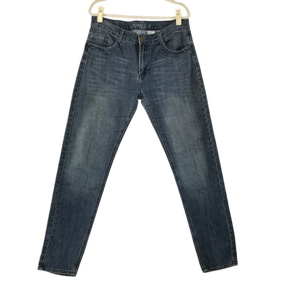 OSMEL S VTG Jeans Women Sz 12 Blue Classic Grunge Retro Rare Whimsygoth Y2K - Picture 1 of 10